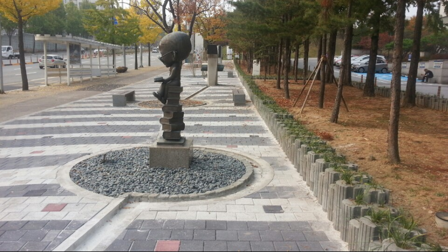 빗물틈새유도 블록